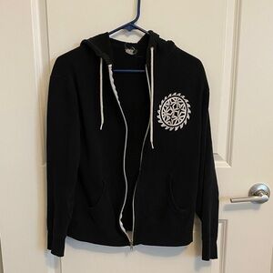 White chapel saw is the law sweater zip up see desc